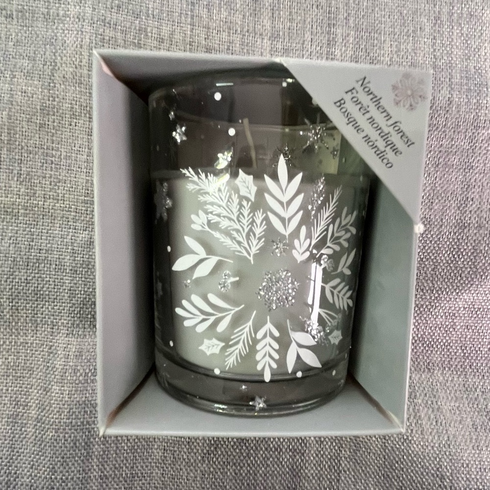 Northern Forest Candle Scented Single Wick Festive Winter Candle Jar Decor